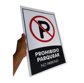 Señal Prohibido Parquear