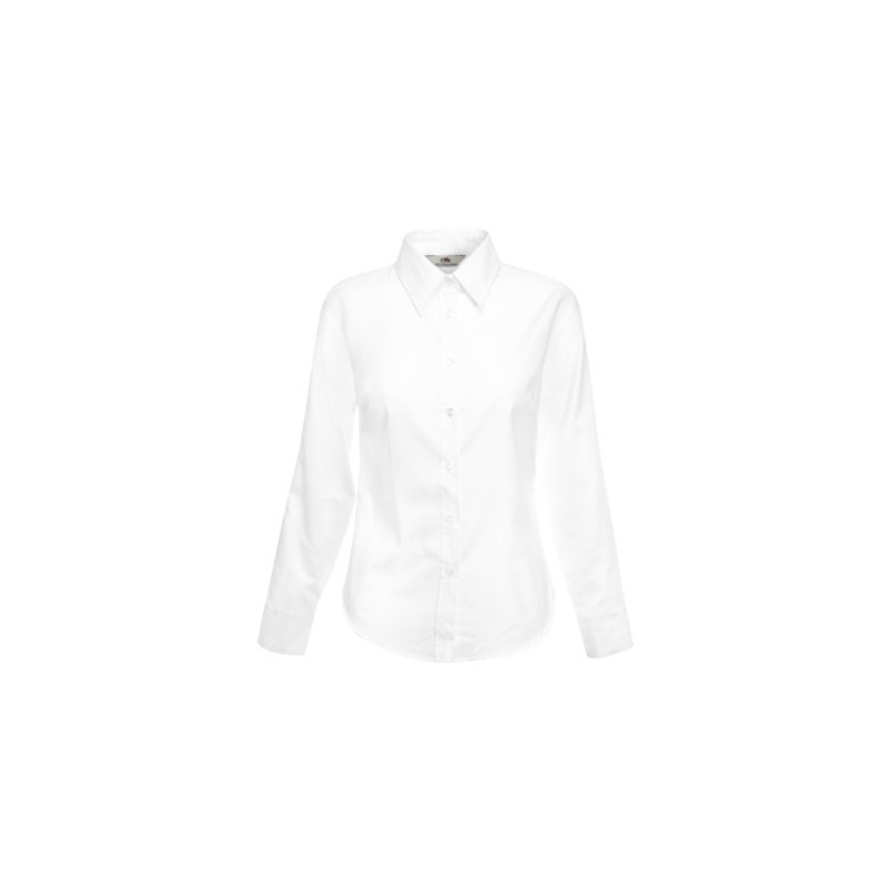 gerente imagen Skalk Camisa Blanca oxford Manga Larga - Mujer -central de suministrosgs