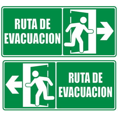 Señal Ruta de Evacuación