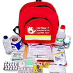 Botiquín de emergencia tipo maletín con 24 productos