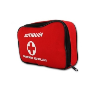Botiquín de Primeros Auxilio De Carretera Rojo