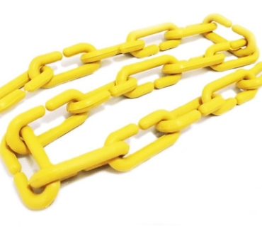 Cadena Eslabonada Plástica Amarilla