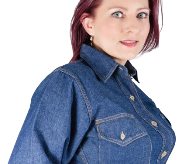 Camisa Jean Azul Twill