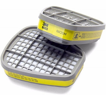 Cartucho 3M Vapores Organicos / Gases Ref 6003/07047 X 2 Unidades