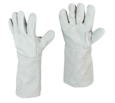 Guante De Carnaza Largo sencillo - manga 14 cm