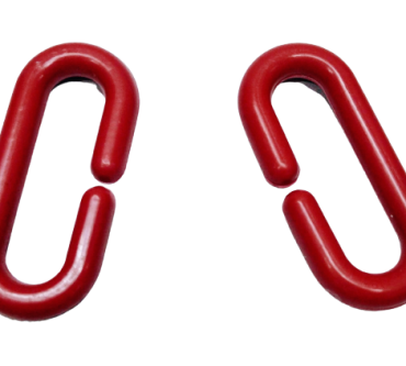 Cadena Eslabonada Plástica Roja