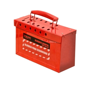 Caja-De-Bloqueo-Grupal-Metálica