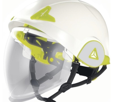 CASCO CON PANTALLA FACIAL