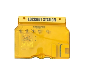 ESTACIÓN DE BLOQUEO CON TAPA EN POLICARBONATO