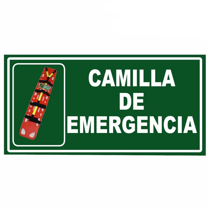 Señalización Camilla De Emergencia - Central de Suministros Gspath