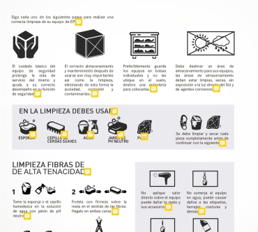 Linea de vida vertical en cuerda poliéster de 16mm de diametro con contrapeso x 50 mt Ref. 50-104 B-16 EPI Completa Con Gancho