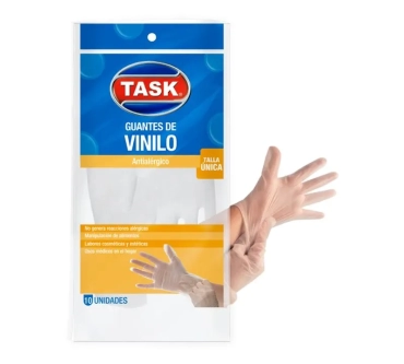 Guante de Vinilo Transparente