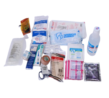 Dotación para botiquín con 24 productos