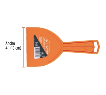 Espátula Plástica Truper De 4" Ref. T14445