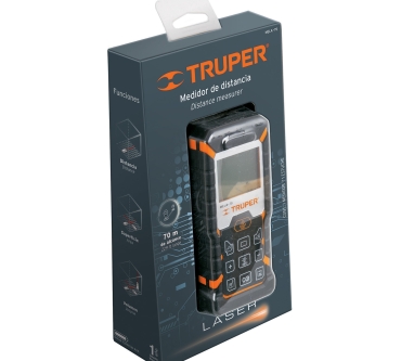 Medidor de distancia Laser 70m truper