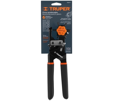 Pinza sacabocados Truper mango de PVC 9" Ref: 17340