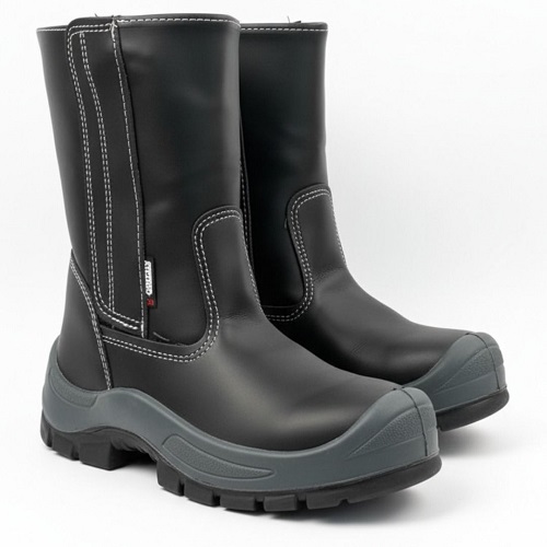 Bota de seguridad Soldador Grizzly Negra