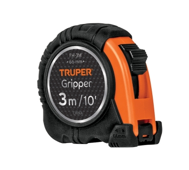 Flexometro encauchado Truper 3 Mts