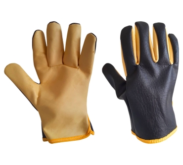 Guantes de vaqueta Sencillo combinado Steelpro