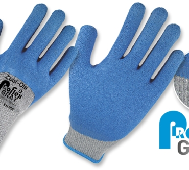 Guantes Hilaza recubiertos en Látex Corrugado 3/4 DIP ProflexGray
