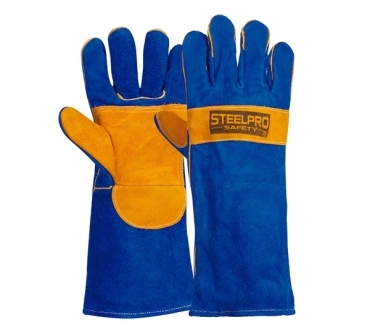Guante Soldador Steelpro Azul - Naranja