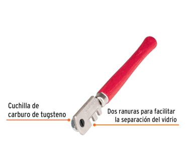 Corta Vidrio Truper Mango Madera Ref: T12954