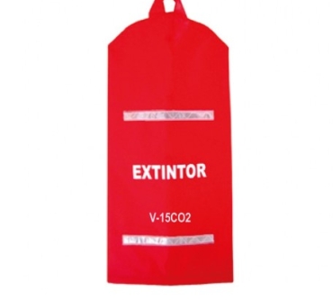 Forro Protector En Plástico Para Extintor De CO2 15 libras