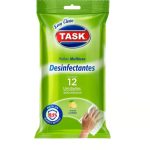 Paños Desinfectantes Antiviral Task x12 und olor a limón