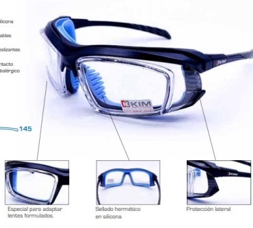 Gafas de Seguridad Lente formulado KIM 68 Bennu RX805