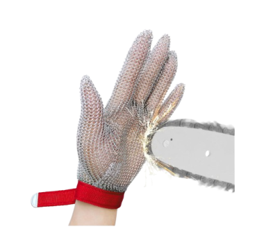 Guante de Malla en acero inoxidable