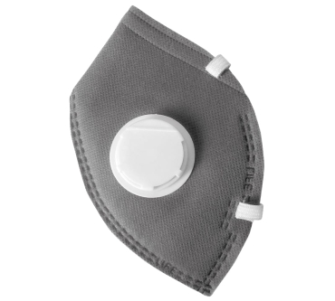 Mascarilla con filtro de carbón activado Gris Marca Life