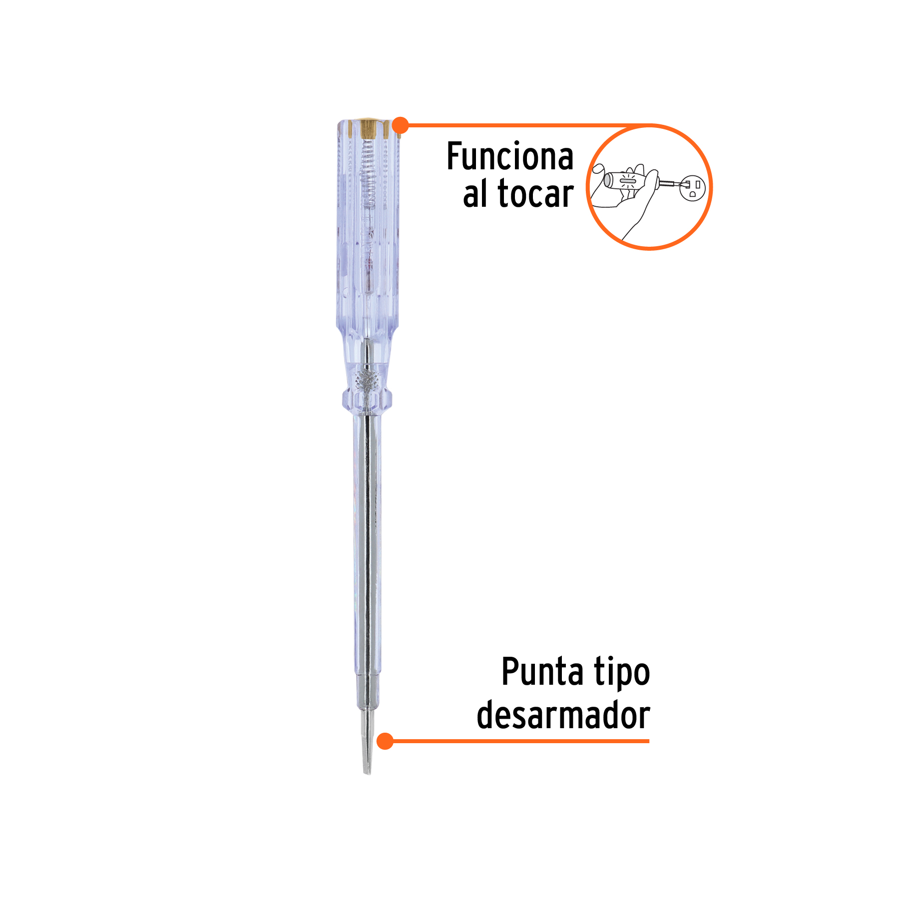 Destornillador probador de corriente Truper REF