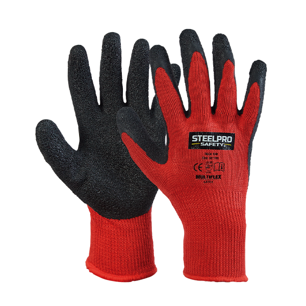 Guante de seguridad Multi Flex Rojo Steelpro