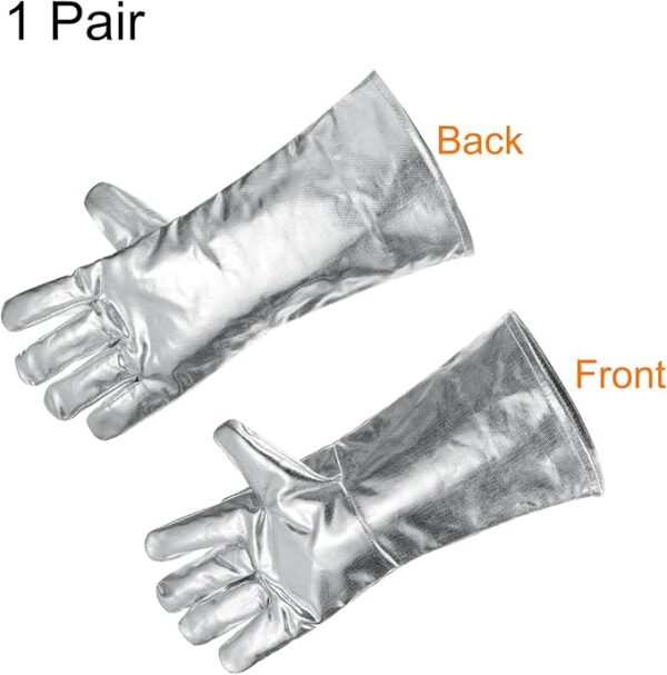 Guantes para altas temperaturas en Aluminio