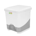 Papelera 20 Litros de pedal Blanca