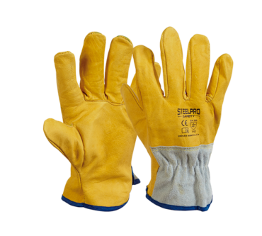 GUANTE DRIVER AMARILLO STEELPRO 501038
