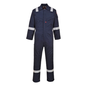 Overol Ignífugo Azul Navy Portwest FR518 – Máxima protección en entornos de alto riesgo