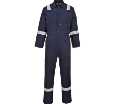 Overol Ignífugo Azul Navy Portwest FR518 – Máxima protección en entornos de alto riesgo