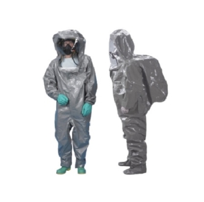 Traje químico desechable gris Encapsulado ChemMAX 3REF:CT3S450