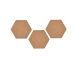 TABLEROS HEXAGONALES EN CORCHO SET X3