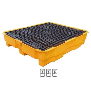 ESTIBA PISO ANTIDERRAME 3 TAMBORES