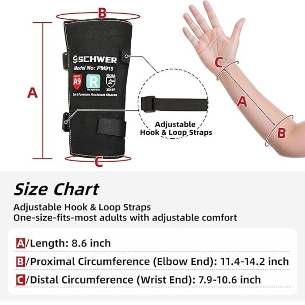 Protector Anticorte Para Antebrazo - Imagen 3