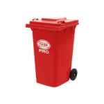 CONTENEDOR P/BASURA ROJO 240 LTS
