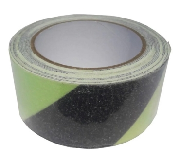 Cinta Antideslizante Fotoluminicente Oblicua Verde Oscuro 02