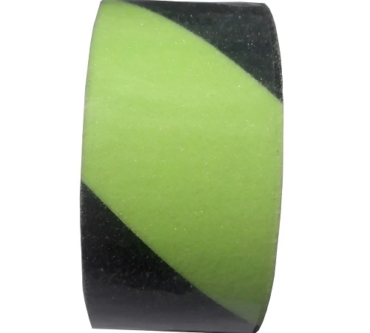 Cinta Antideslizante Fotoluminicente Oblicua Verde Oscuro