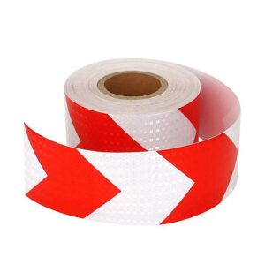 CINTA VEHICULO REFLECTIVA FLECHA BLANCO ROJO