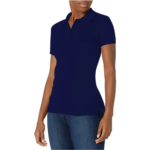 Camiseta Azul Turqui Dama Tipo Polo Before