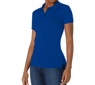 Polo-Dama-Azul-Rey