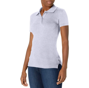 Polo-Dama-Gris-Claro