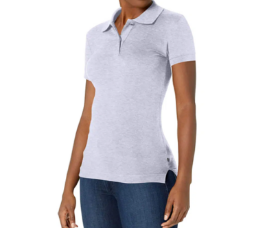 Polo-Dama-Gris-Claro